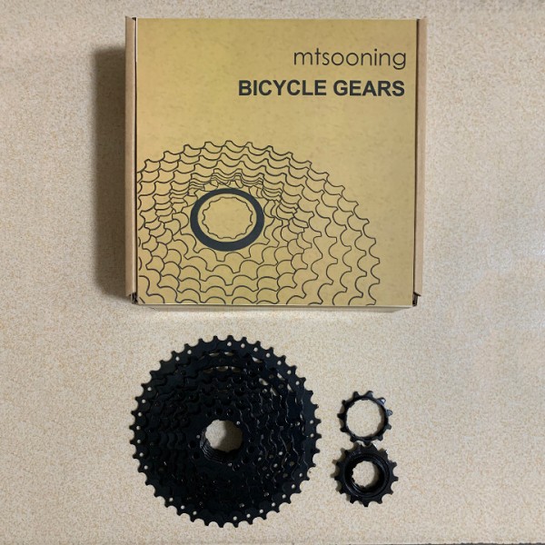 Mtsooning Bicycle Freewheel Bicycle Gears Cool Black 8S MTB Cassette 8 Speed 40T Flywheel Bicycle Accessories