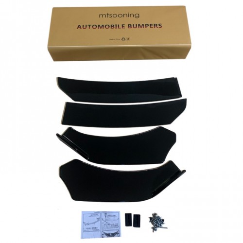 Mtsooning 4x Universal Car Front Bumper Splitter L...