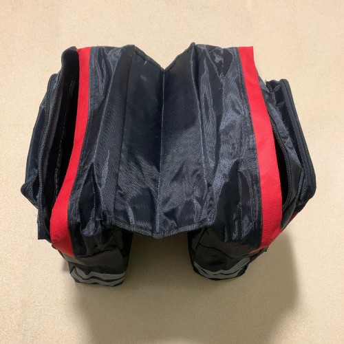 Mtsooning MTB Bicycle Carrier Bag Rear Rack Bike Trunk Bag Luggage Pannier Bags Back Seat Double Side Bag