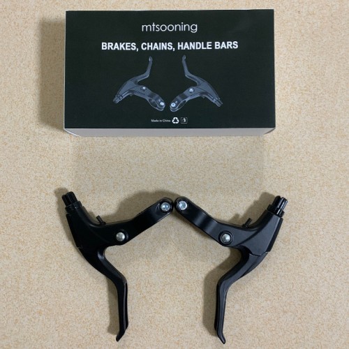 Mtsooning 1 Pair Bicycle Brake Levers Hand Brakes Universal Cycling Brake Level Handles Handlebar Aluminum Alloy